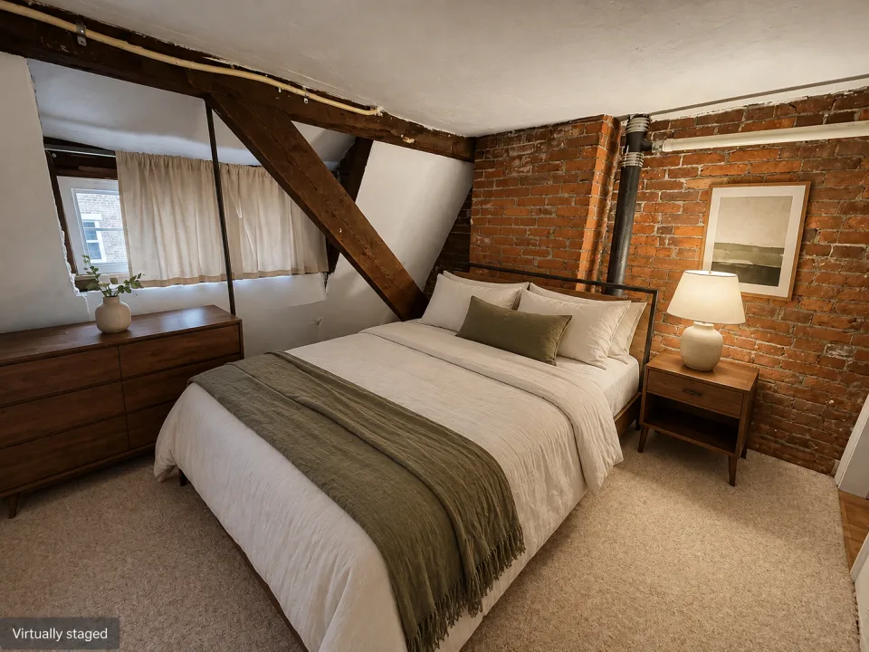Upper-level sleeping area